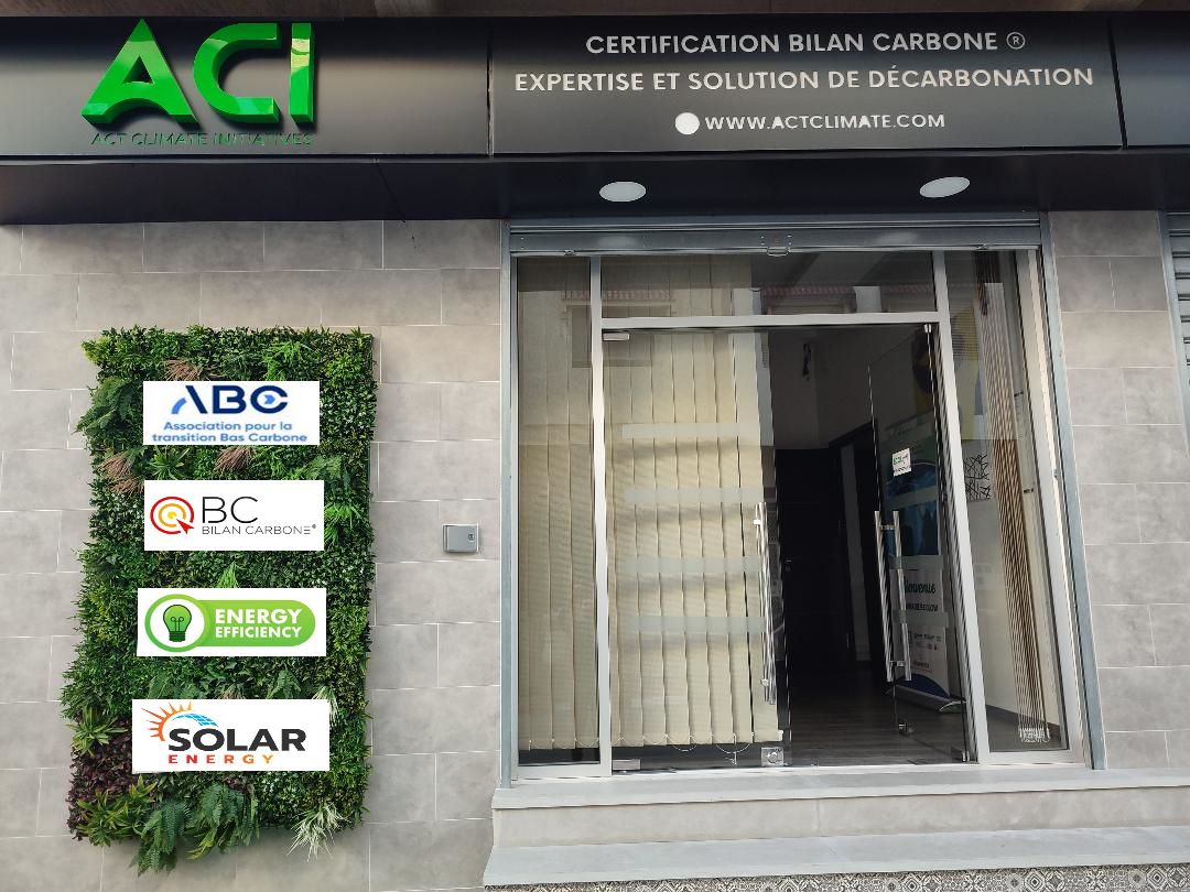 Devanture des bureaux d'Act Climate Initiatives à Tanger